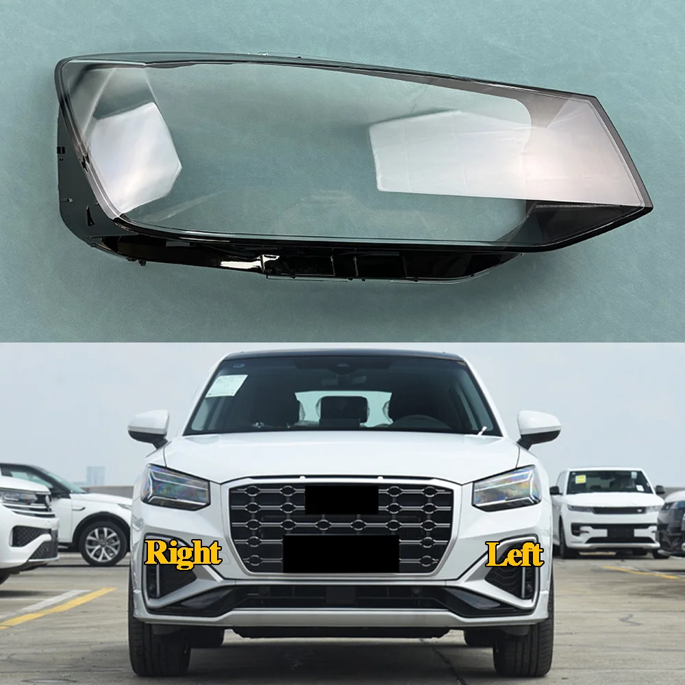 

For Audi Q2L 2022 2023 2024 Headlight Cover Transparent Lampshade Lamp Lens Headlamp Shell Plexiglass Auto Replacement Parts