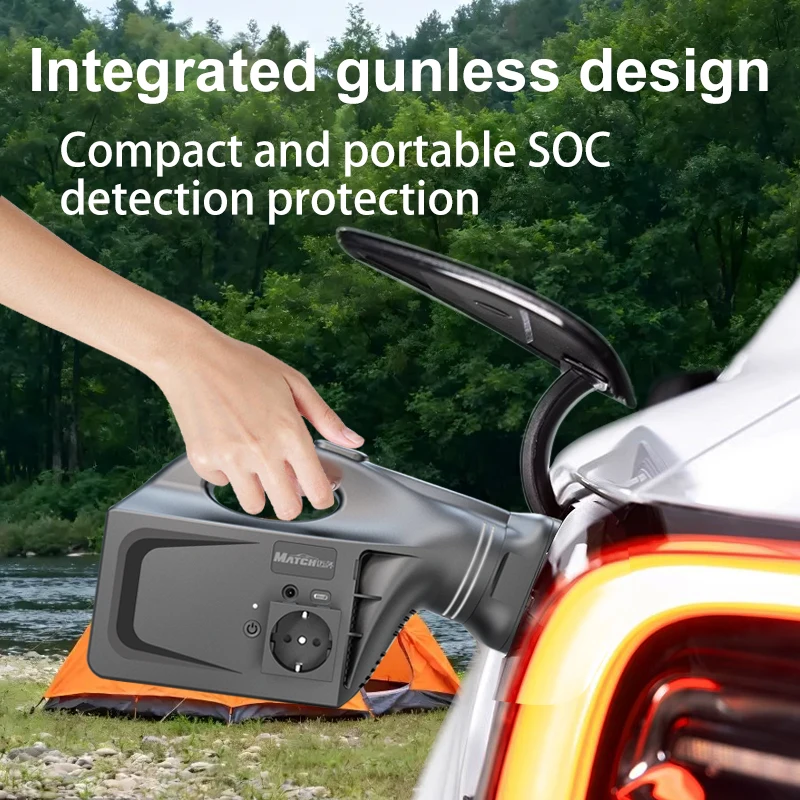 Unirise NACS CCS2 V2L EV Discharger 2KW 4KW 120-230v For Electric Car Model Y/3/S/X v2l Discharger UK/EU Socket Power Conversion
