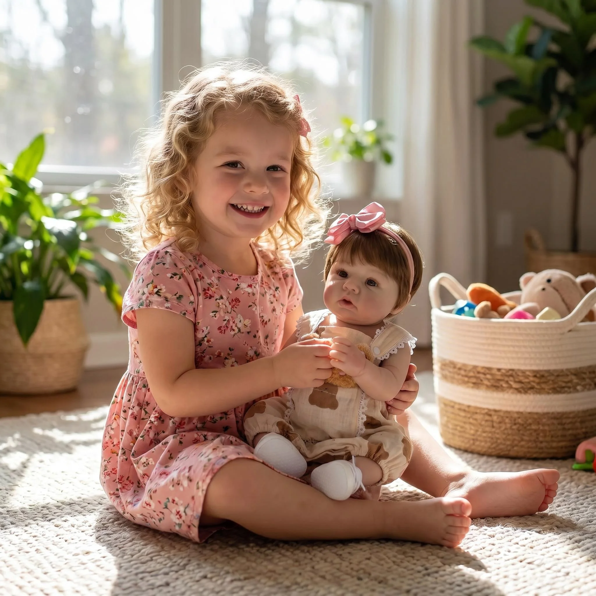 Abigail NPK 19inch Art Doll with Vinyl Body - Lifelike Cuddly Baby Doll with Multiple Layers Painting 3D Skin And Visible Veins