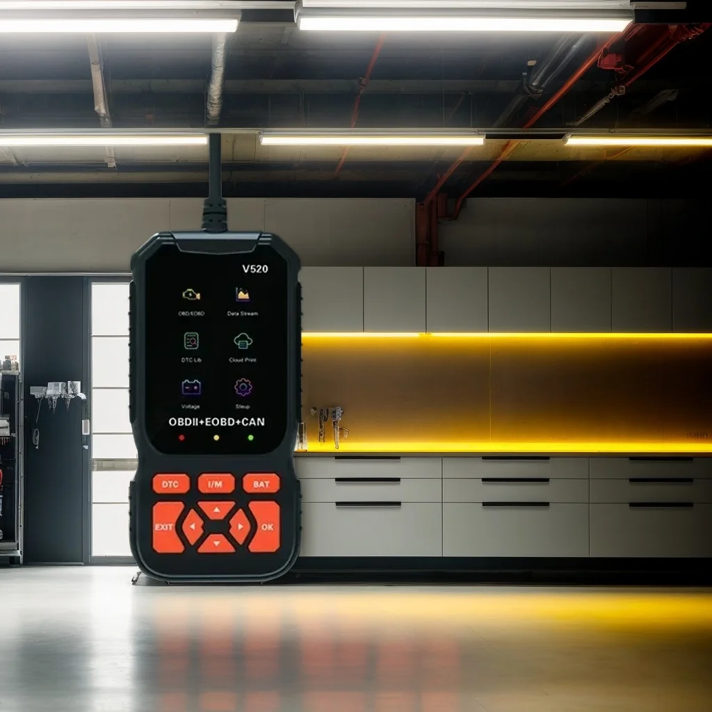 

Горячий автомобильный диагностический сканер OBD2 v520 — считыватель тропы двигателя и инструмент для устранения проблем