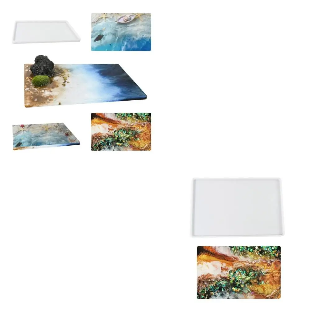 

Professional Silicone Mold Resin Art Molds Silicone Clay Molds Resin Paintings Moulds Large Tray Molds Silicone Material