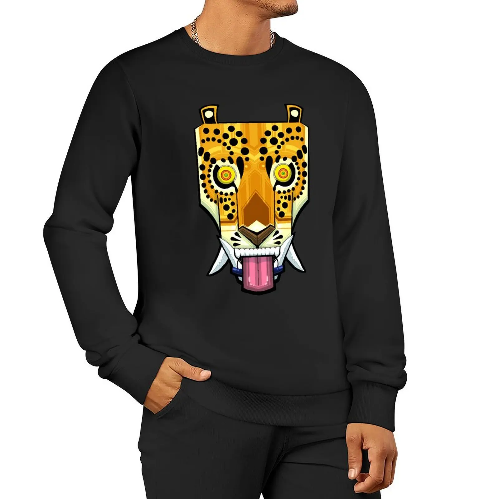 Box Jaguar Pullover Hoodie autumn clothes men's sweatshirt