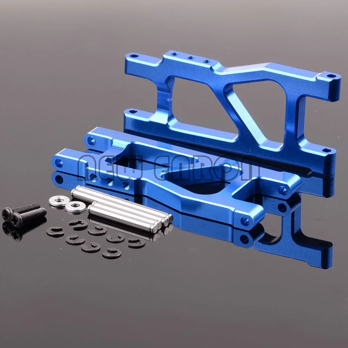 Brazo oscilante inferior trasero de aluminio para RC Wltoys, accesorios de coche, 2 piezas, L969, L979, L202, L212, L222, K959, L959