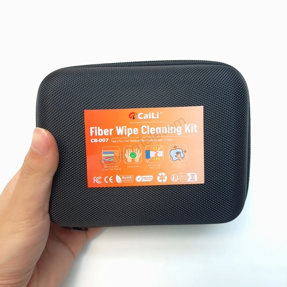 

Easy Kit Suit Ribbon Fibre Cleaning Wipes Optic Wipe Portable FTTX Fiber Clean Set Optical Fusion Cleaner
