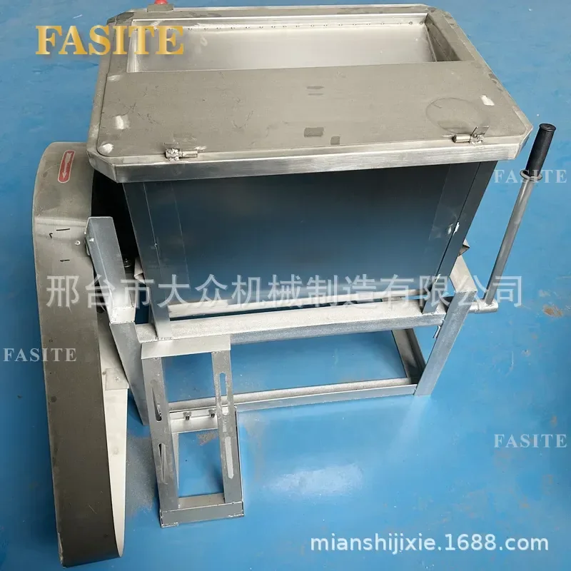 For Commercial 50kg Vertical Noodle Mixer Stainless Steel Flour Mixing Machine Multifunctional Cart Type Heavy Duty Kitchen