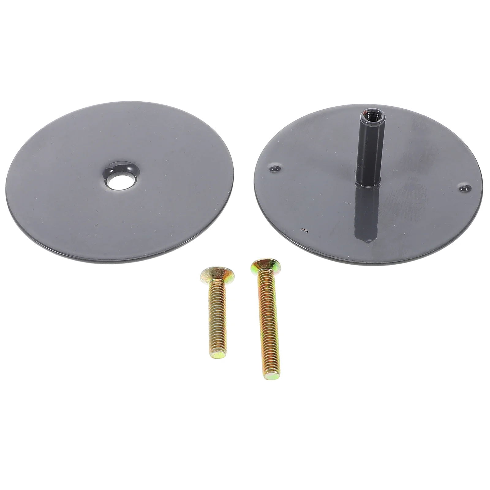 Door Hole Covering Plate Filler Lock Plates for Knobs Flat Cleanout Plug Access Exterior Metal Deadbolt Locks Handles