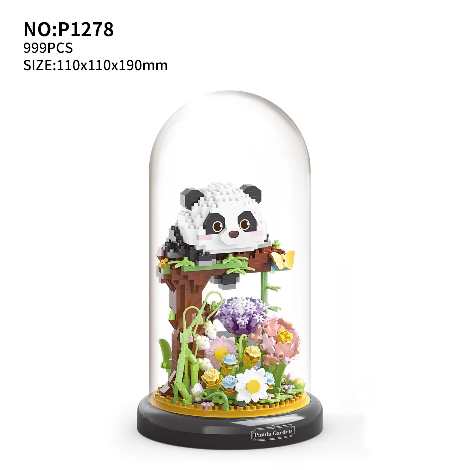 Idea Lovely Animal Garden Nanobricks Micro Diamond Block Panda Bird Assemble Bricks Model Educational Toys Collection For Gift