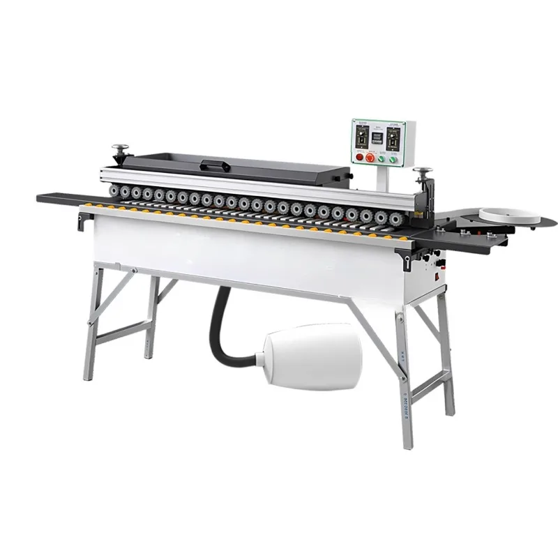 High-speed automatic edge banding machine, woodworking panel furniture automatic feeding curve straight line sealing