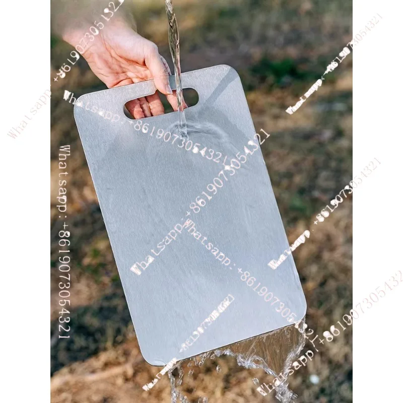 

Cutting board Household thickened chopping board with groove Rolling panel Outdoor portable Wear-resistant and anti-mildew