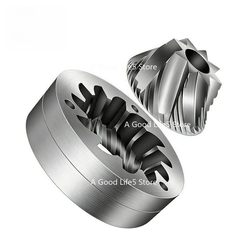 Applicable To 63mm420 Stainless Steel Metal Eight-core Bean Grinder Cone Knife Coffee Grinding Disc