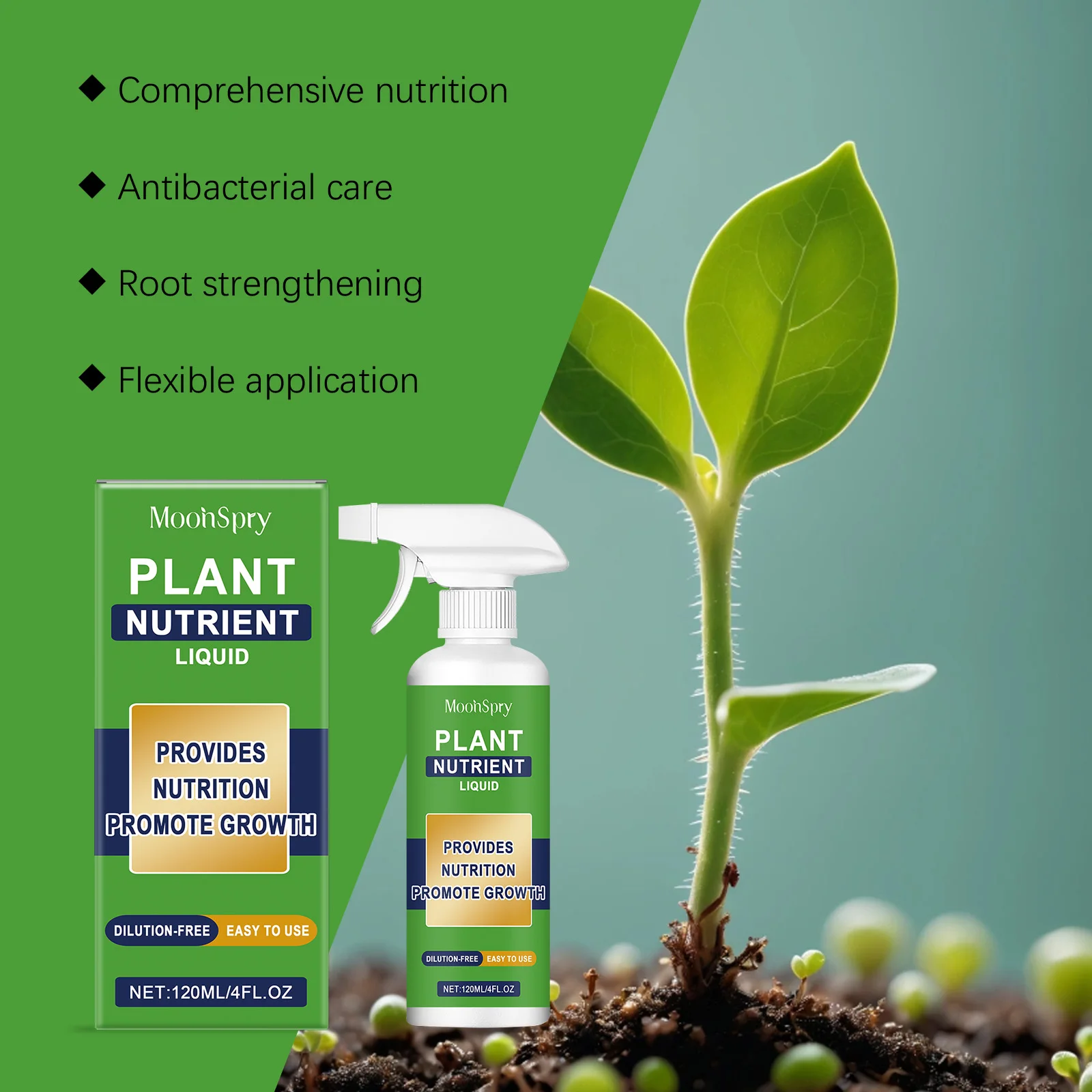 All‑Purpose Plant Nutrient Liquid Fertilizer Promote Healthy Plant Growth Garden Potted Plants Improve Plant Vitality Fertilizer