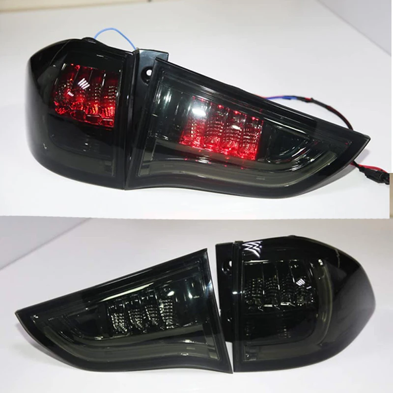 LED Taillight Rear Back Lamp 2010 To 2013 Year YZ for Mitsubishi Pajero Sport Smoke Black Color