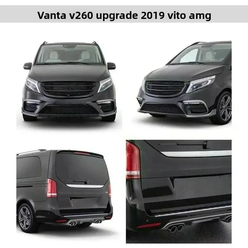 علامة تجارية جديدة حصرية-لـ W447 V-Class Vito V260 AMStyle طقم هيكل من ألياف الكربون 2016-2019 #4