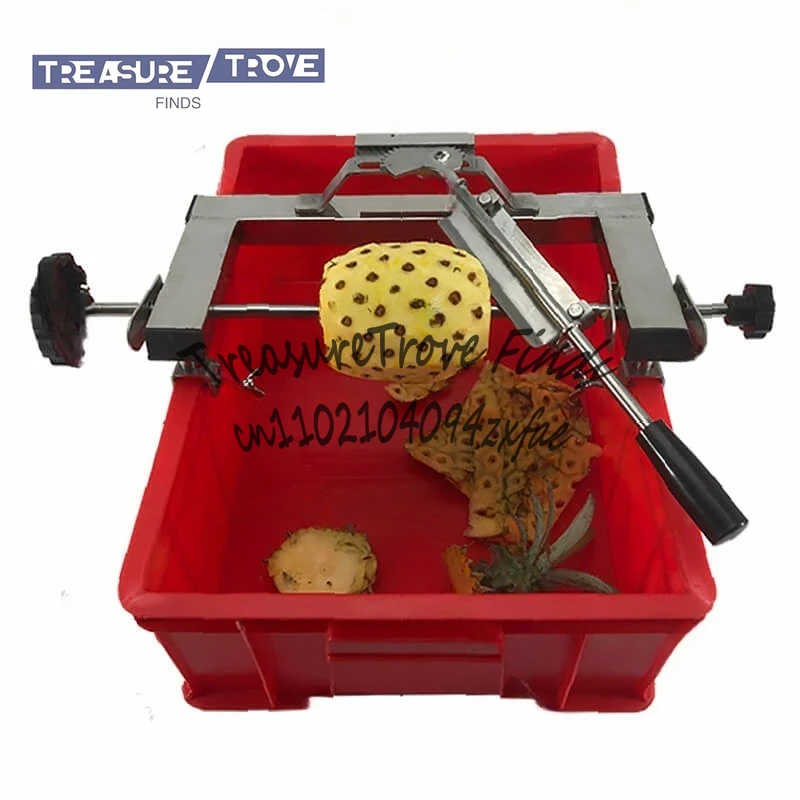 

Pineapple Knife Peeler, Fully Automatic Electric Stainless Steel Pineapple Genie for Effortless Peeling and Cutting