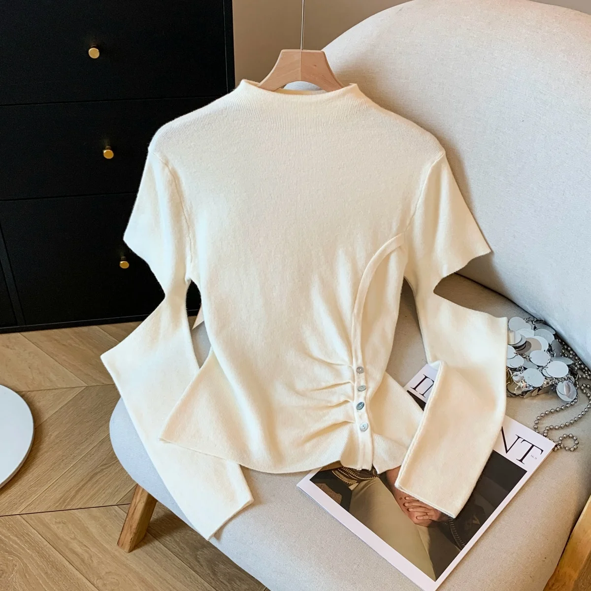 

Свитера Джемперы Пуловеры Женские Женские вязаные вышивки Деловой вид Концерт Ежедневный фестиваль Рок-группа Альтернатива Панк Гранж