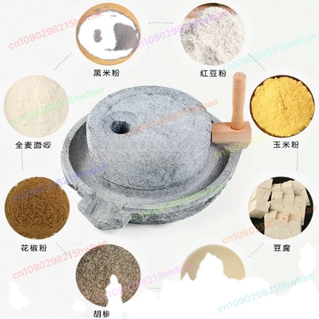 

Ручная каменная мельница для измельчения пищевых продуктов, мини-ручная каменная мельница для приготовления рисовой муки и соевого молока