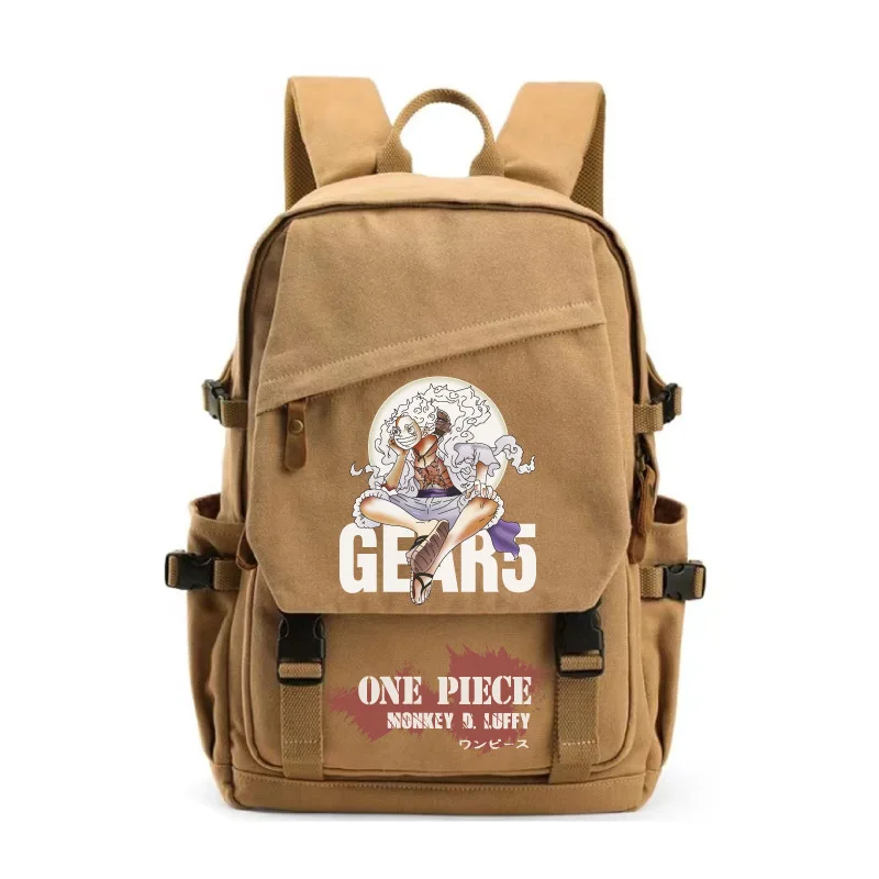 

Mochila One Piece Luffy gear 5 nika Backpacks Bookbag Students School Bags Cartoon Kids Rucksack Laptop Rucksack Shoulder Bag