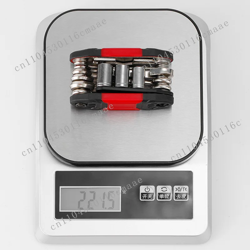 Bicycle Repair Tool, Hexagonal Screwdriver Sleeve, Air Cylinder Wrench, Multifunctional Tire Repair Tool Accessories