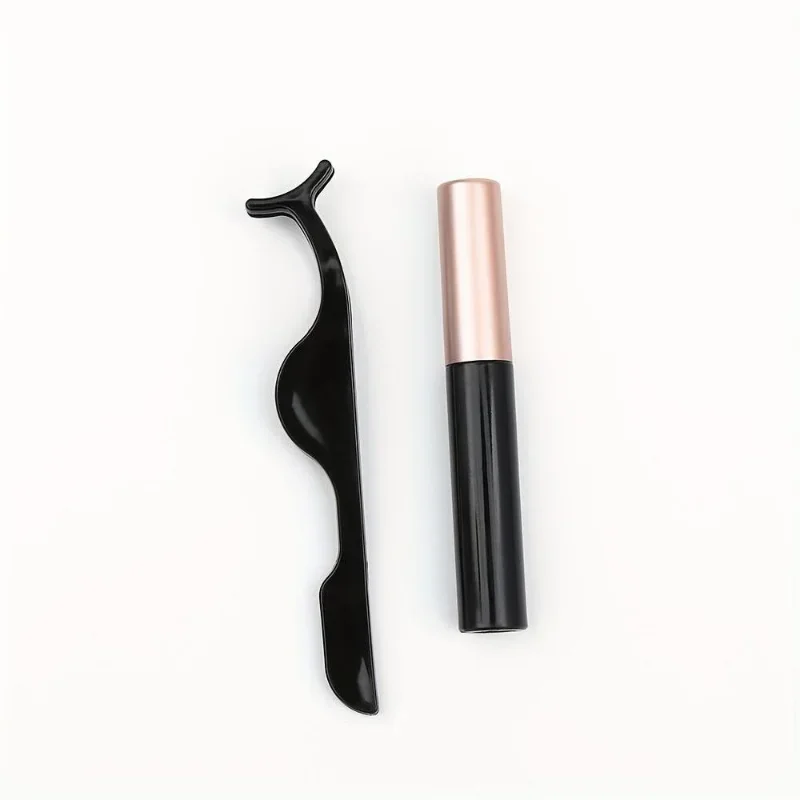 手作りの磁気まつげセット,つけまつげ,アイライナー,短いつけまつげ,接着剤なし,美容,3ペア