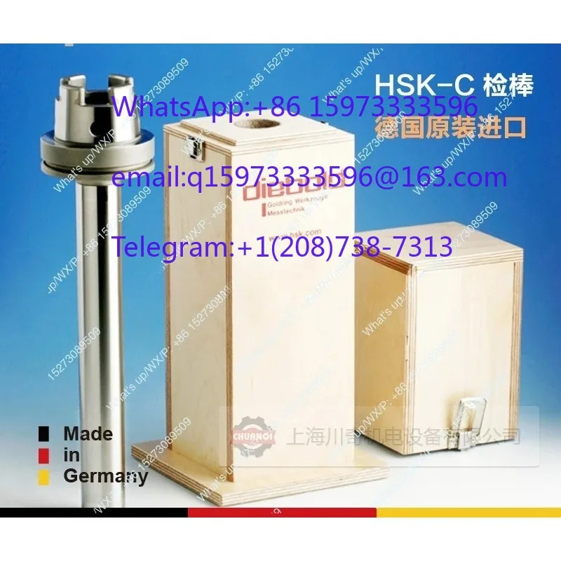 HSKA40 Spindle Check Rod, High Precision Runout Test Bar, Industrial Calibration Tool for CNC Machining Center Spindle Detection