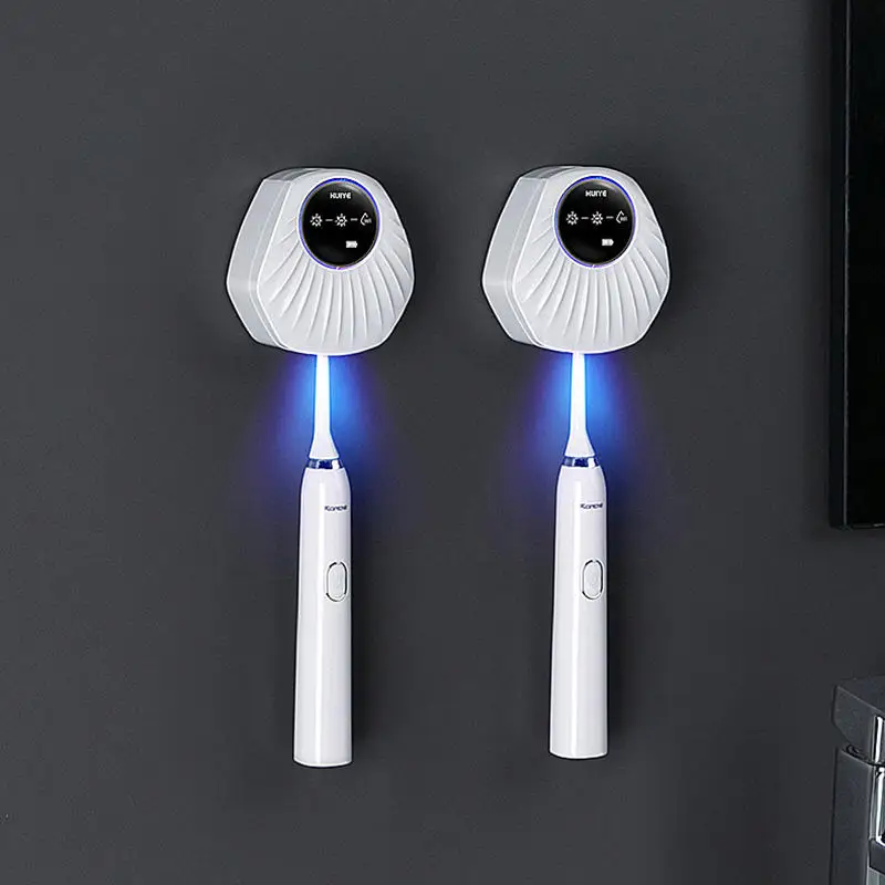 Portable Electric Toothbrush Sterilizer UV Disinfection Bathroom Toothbrush Drying Holder Travel Portable Household Sterilizing