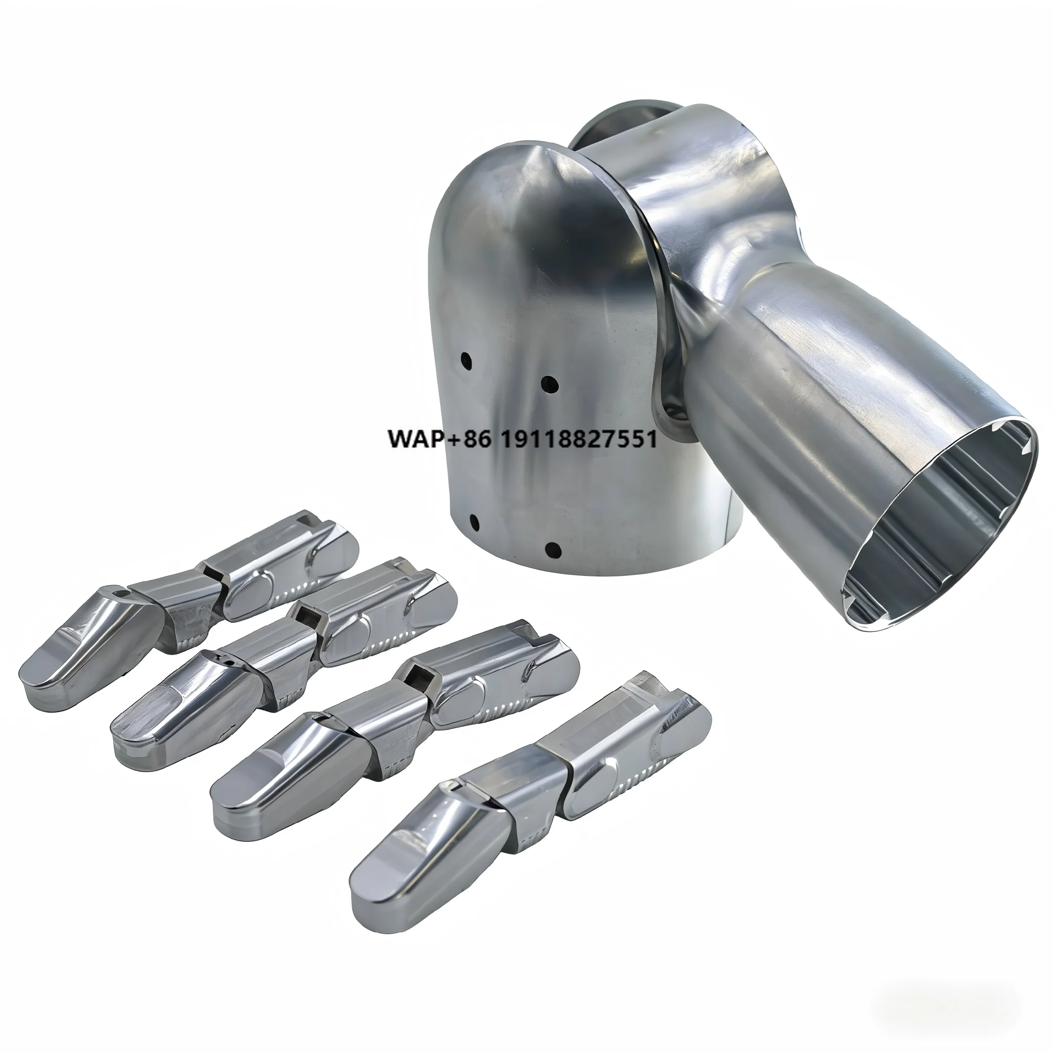 

Yofer Factory Car Exhaust System Stainless Steel Throat System Tail Pipe Exhaust Tip for Accord