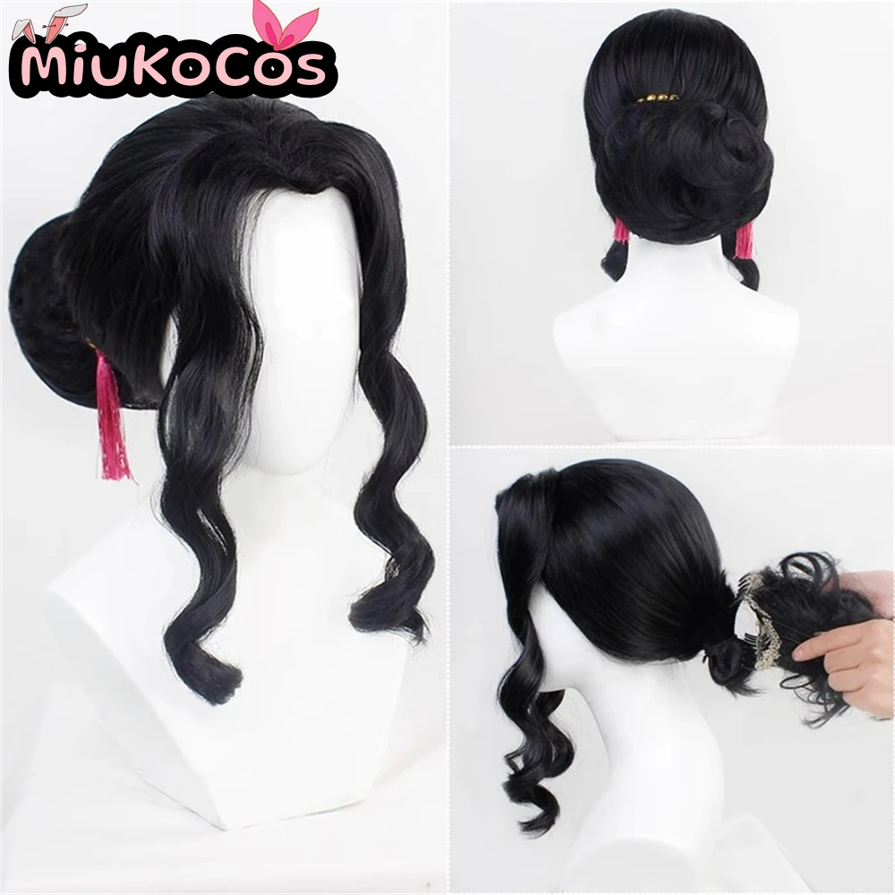 EN STOCK femme Muzan Kibutsuji Cosplay perruque MiukoCosplay Anime démon tueur Cosplay