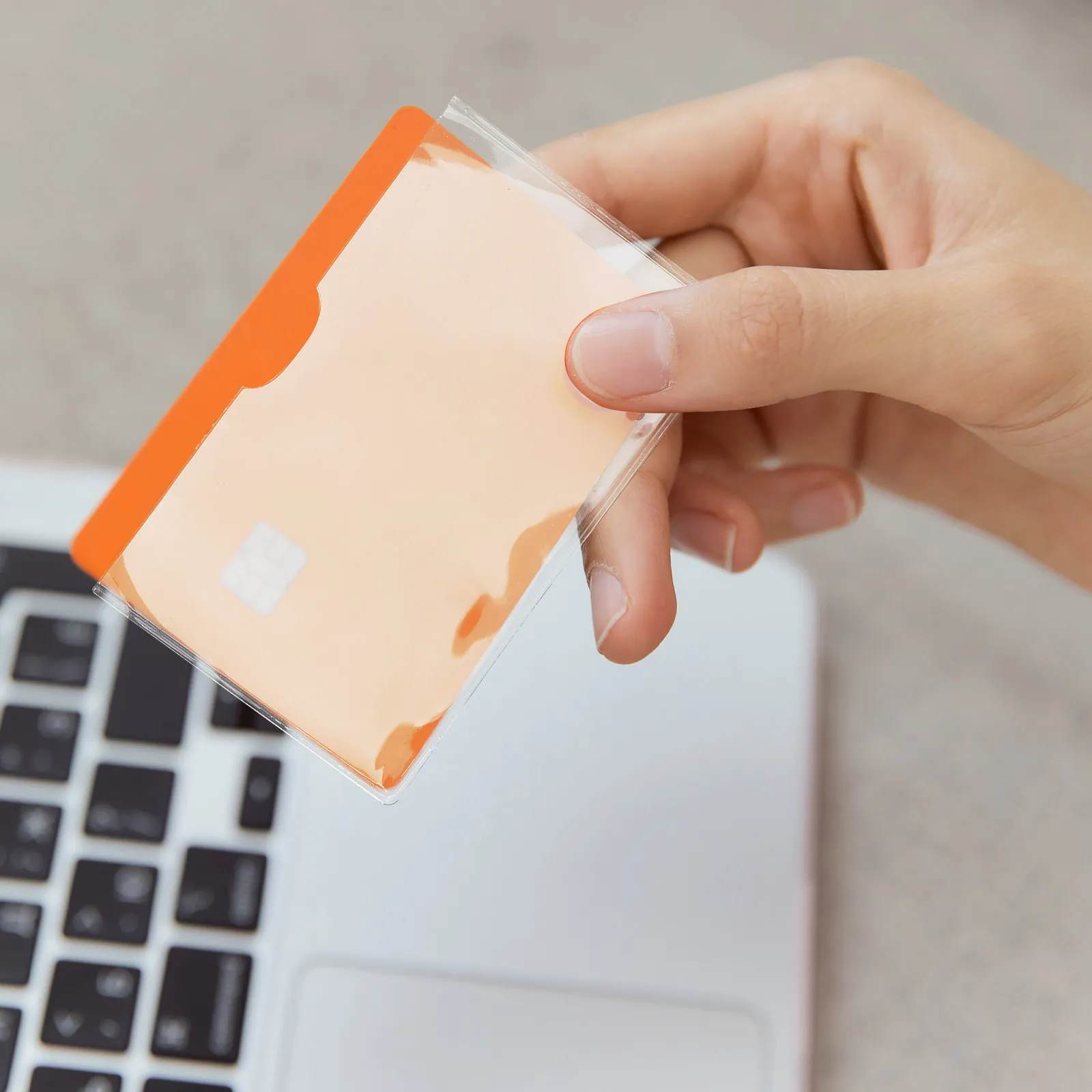 

Прозрачные чехлы-кардхолдеры для дебетовых карт, вертикальные чехлы для удостоверений личности и свидетельств о рождении