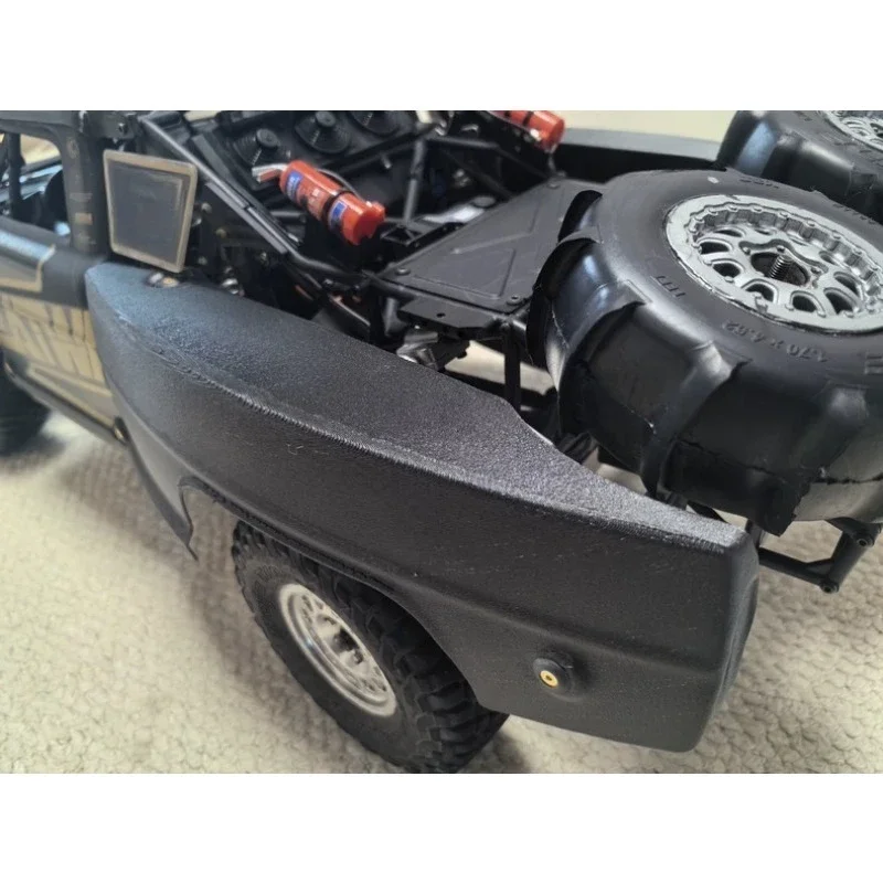 Durable 3D Printed Black Rear Body Shell for LOSI BAJA REY 2.0 1/10 Scale RC Desert Short Course Truck, No-Drill Upgrade Part