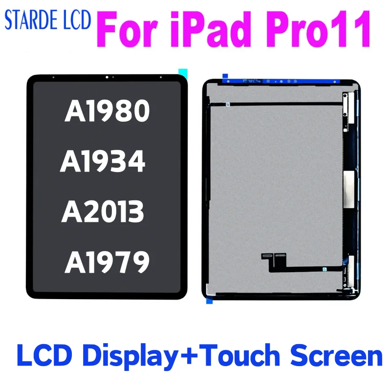 

AAA+ For iPad Pro 11 A1980 A1934 A2013 A1979 LCD Display Touch Screen Digitizer Assembly for Pro 11 A2068 A2230 A2228 LCD