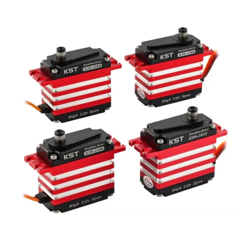 SkyDElX20 Combo Brushless Servos - X20-2208*3 + X20-1035*1 Combo Set DC6.0V-8.4V 100°Total 6 BB For RC Helicopter