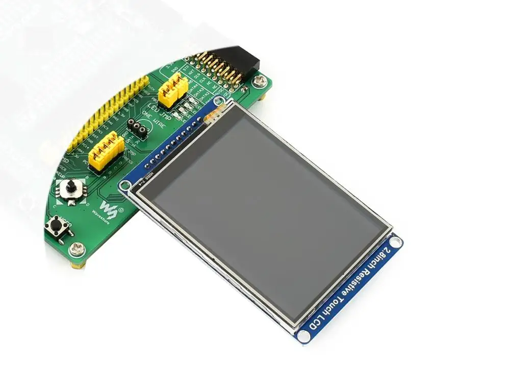 Fotografia 5: Waveshare 2,8 polegadas 320 * 240 pixels IPS LCD, toque resistivo, interface SPI