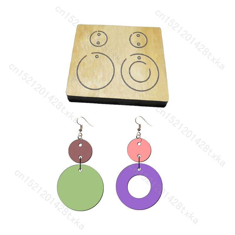 

Деревянные штампы для высечки серег для скрапбукинга, несколько размеров, совместимы с большинством высекальных станков, C2969, новые