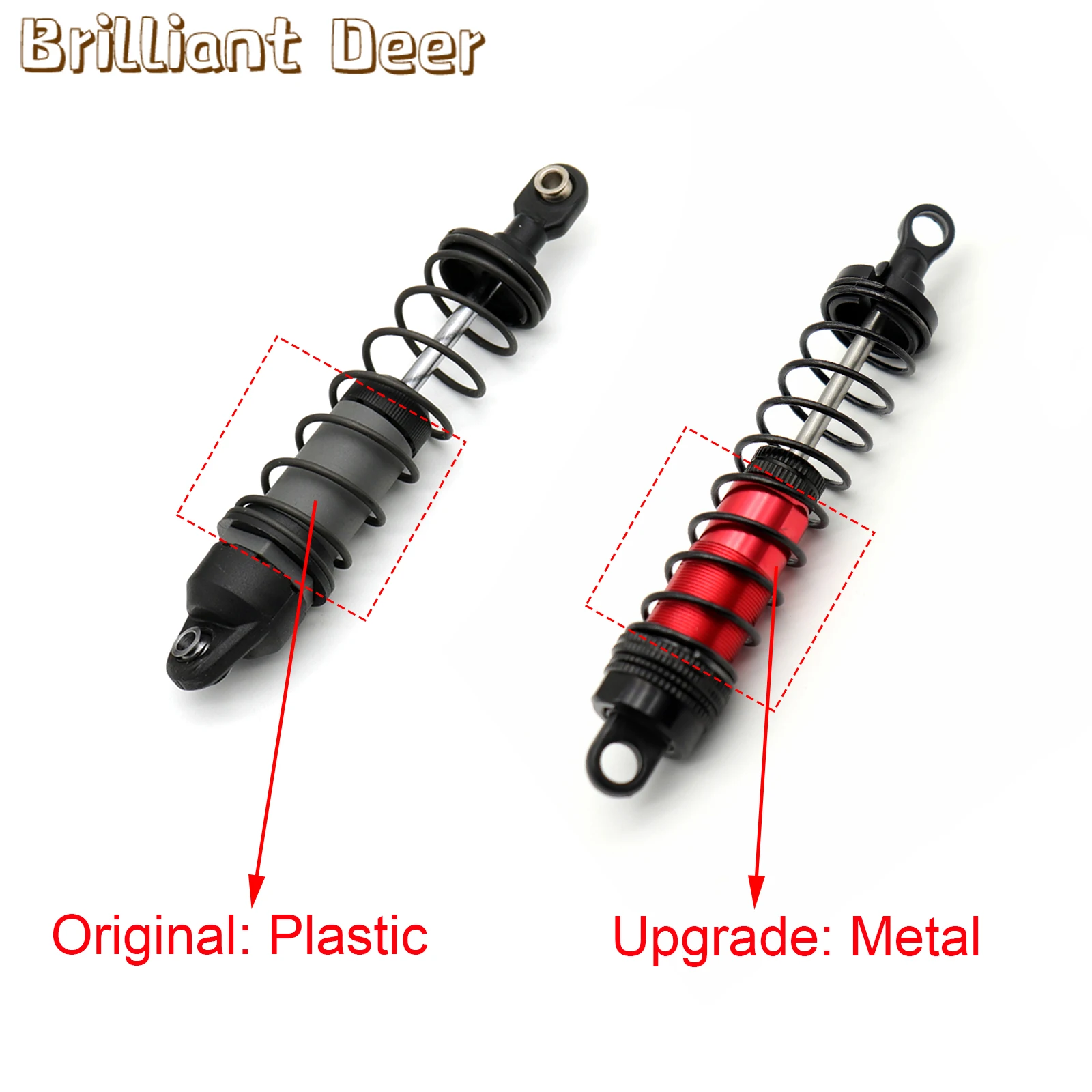 ممتص الصدمات المعدني المزيت لشاحنة Traxxas Trx4 1/10 MINI MAXX RC - ملحقات بديلة وترقية