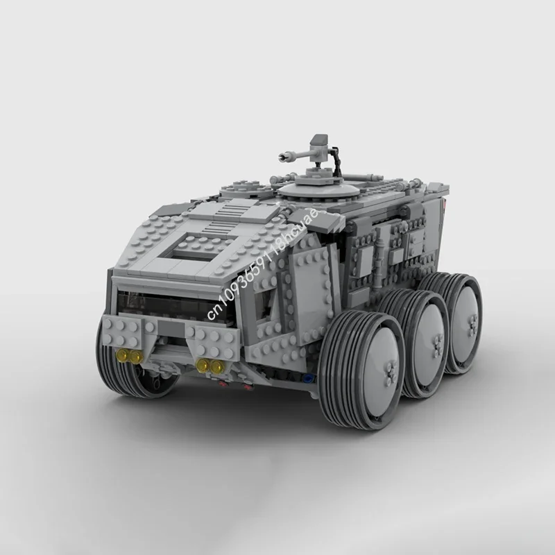 582 pièces Star Battle Imperial Modular Transport (MOD-T) Modèle de film célèbre Blocs de construction MOC Briques empilables Jouet créatif Cadeau pour enfant