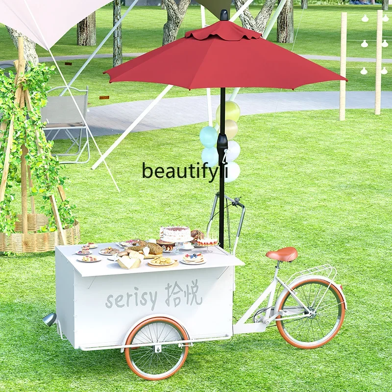 سوق عائم ثلاثي العجلات، سيارة خفيفة متنقلة، سوق ليلي، كشك مربع، سيارة ترويجيةHY