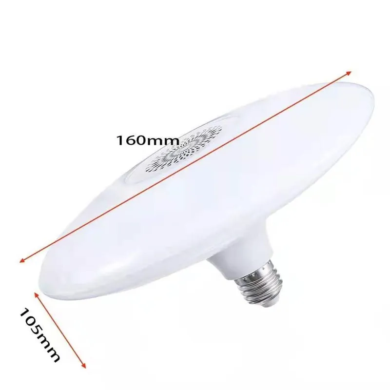 Zaoxi ufo lampe musik drahtlose bluetooth lautsprecher lampe e27 rgb weiß dimmbare smart led decken leuchte fernbedienung für zu hause