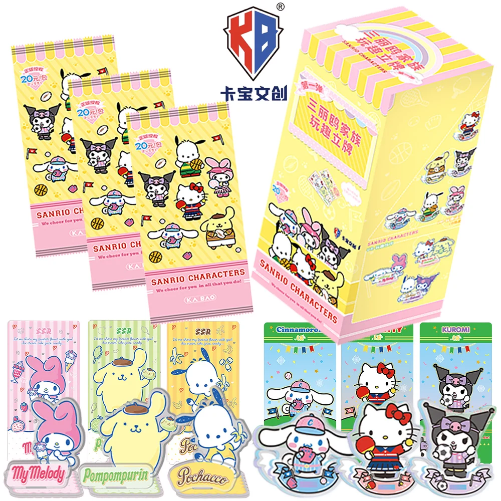 

New KABAO Genuine Sanrio Japanese Cartoon Collection Acrylic Stand Figure Gift Popular Shining Star Creative Toy Model Ornaments