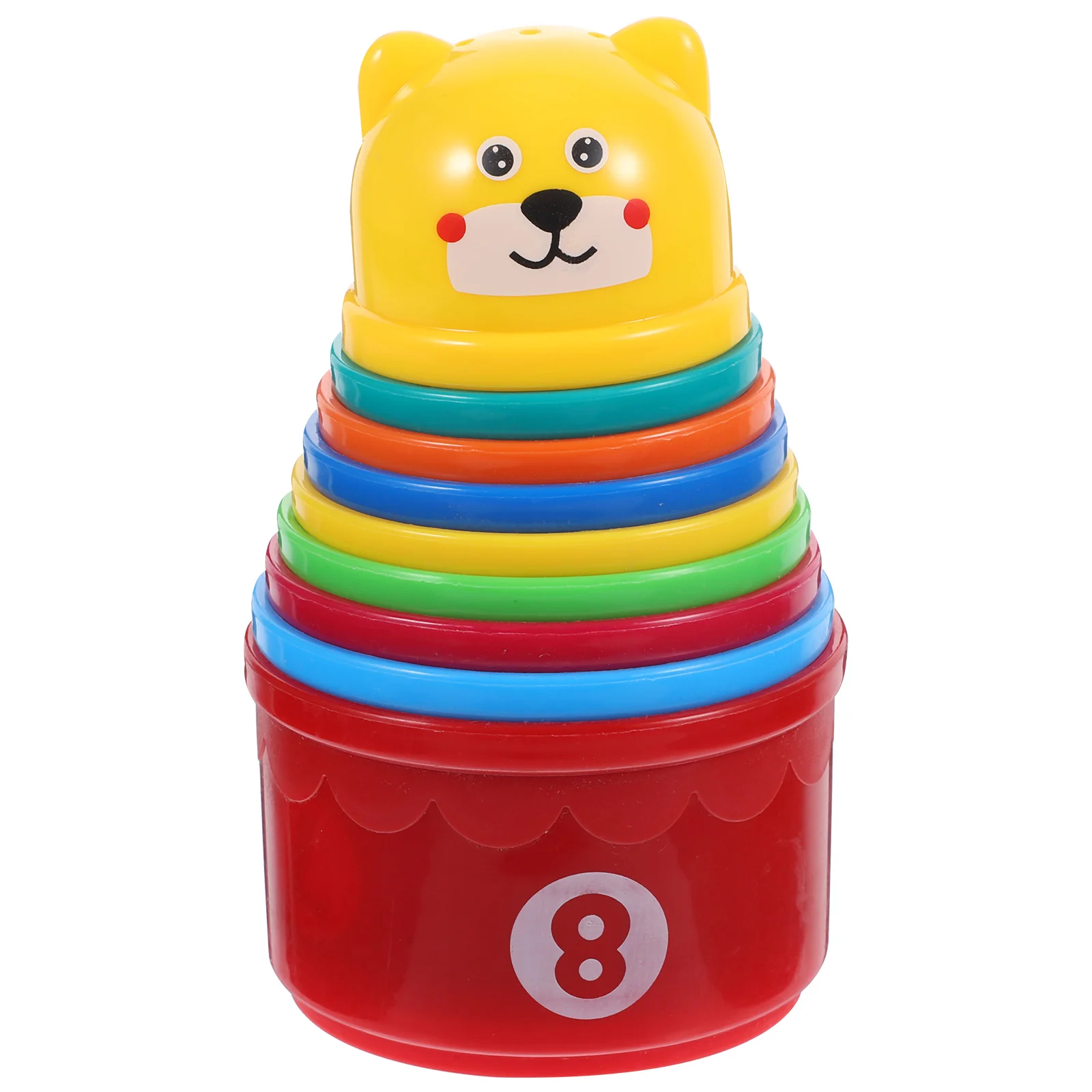 

Rabbit Stacking Cup Toys for Bunnies Outdoor Bunny Bath Food Cups Garden Plaything Hiding Boredom