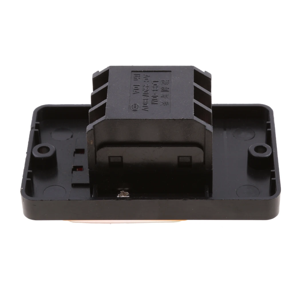 Start Stop Push Button Switch Waterproof ON OFF Device 380V 10A Durable Machine Tool Control for Workshop Use