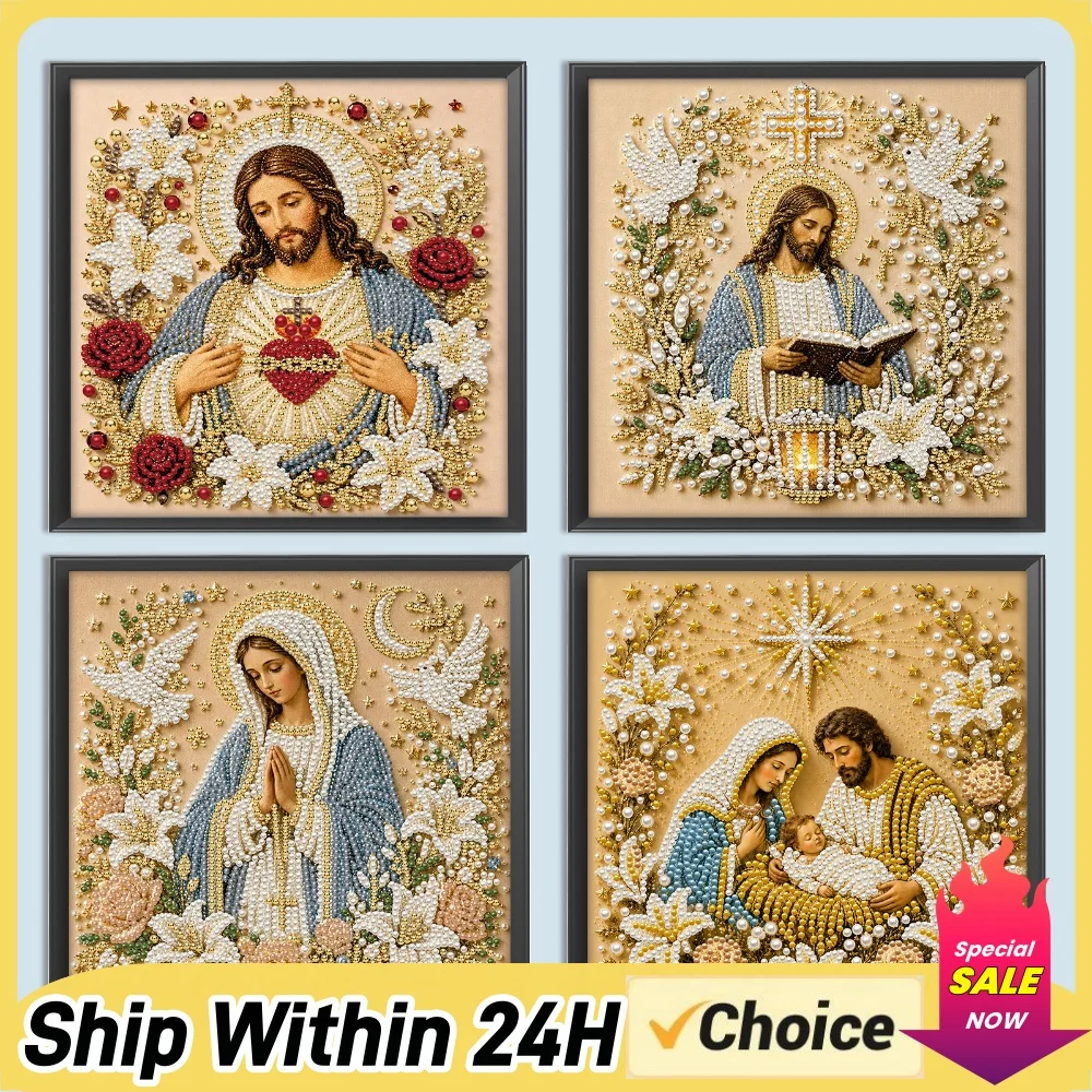 Resin Art Mary - Zestaw do samodzielnego malowania perłami 5D