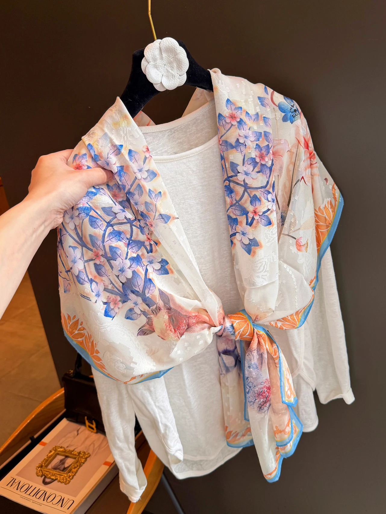 high-end-floral-silk-scarf-women's-summer-sunscreen-air-conditioned-room-fragrant-cloud-scissors-thin-scarf-chinese-style-emb