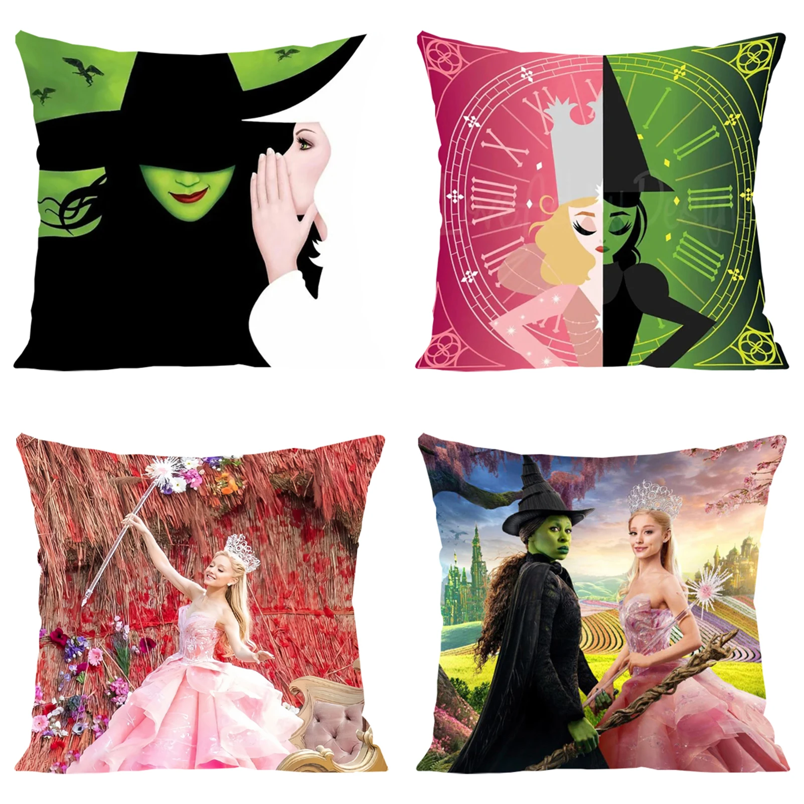 W-Wicked Cover for Pillow Covers Decorative Luxury Cushion Cover Aesthetic Room Decoration Home Decor Bed Pillowcases Cushions