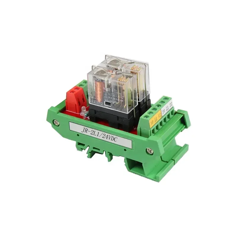 3 قطعة JR-2L1 الكهربائية 24vdc 2 قناة الناتج 2 طريقة PLC التحكم 1NO 1NC NPN و PNP وحدات التتابع المتوافقة