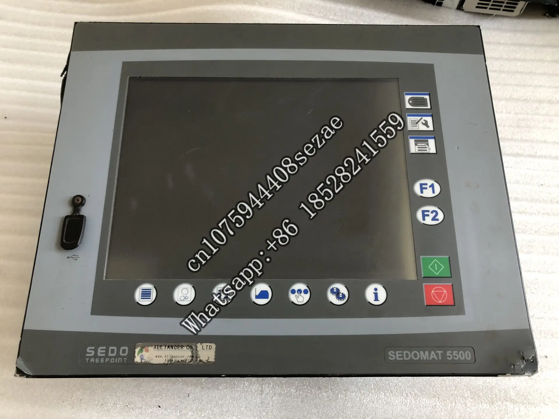 

SEDO-TREEPOINT system screen SEDOMAT 5500 PROFIBUS original spot bargaining