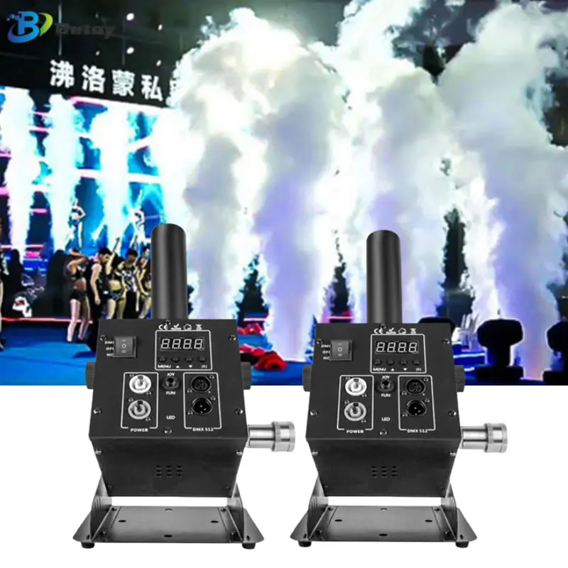 

250W CO2 Gas Column Jet LED Disco Smoke Fog Machine DMX Control Single Head Portable Carbon Dioxide Gun Stage Party DJ Light