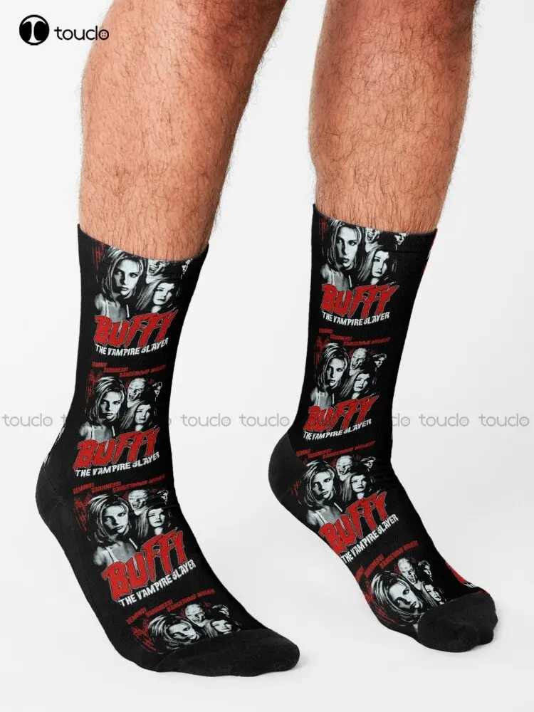 Buffy The Vampire Slayer Cult Socks Socks For Girls 360° Digital Printing Personalized Custom Unisex Adult Teen Youth Socks