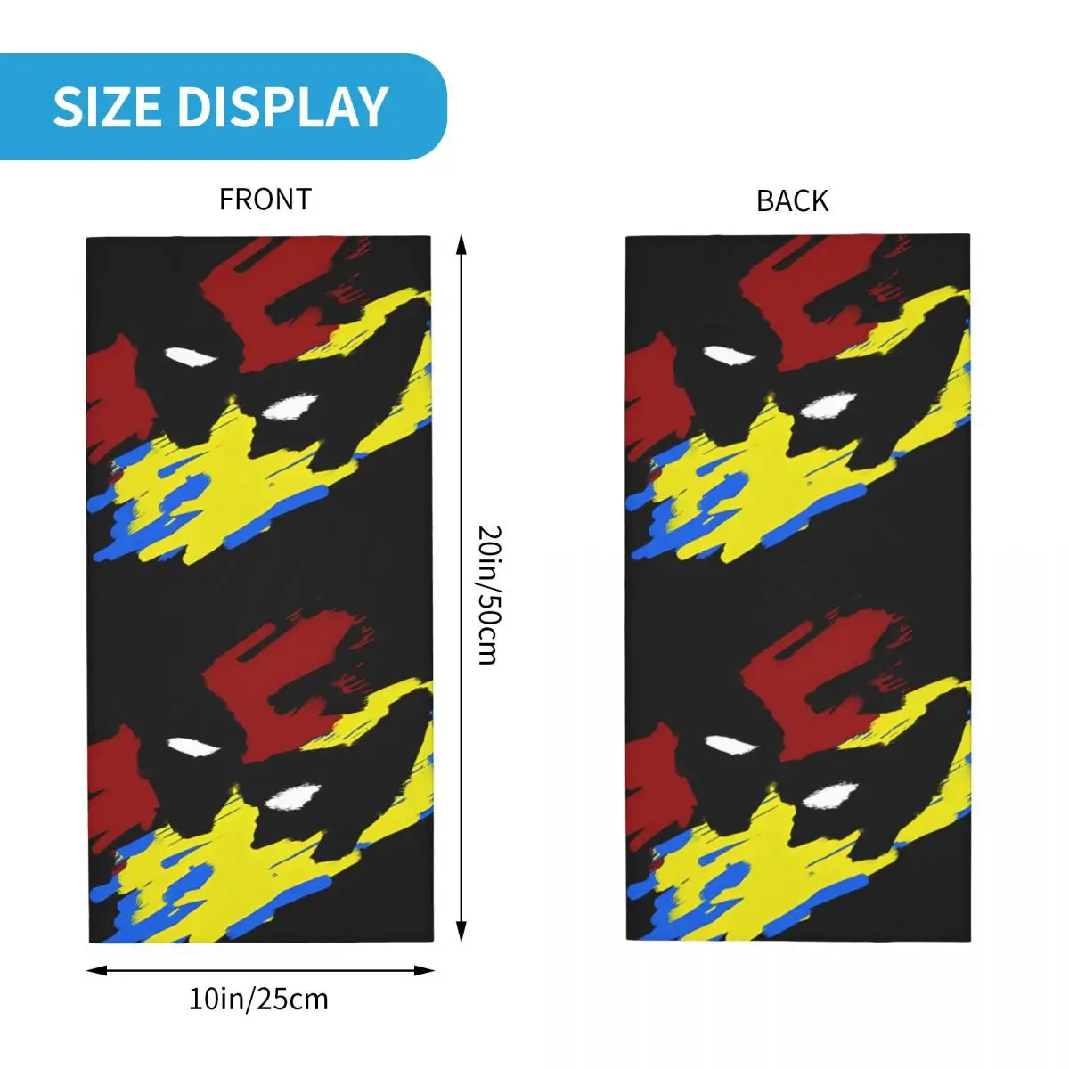 Popular Movies Motocross Bandana Neck Gaiter Printed Deadpool & Wolverine Face Scarf Multi-use Balaclava Cycling Unisex Adult