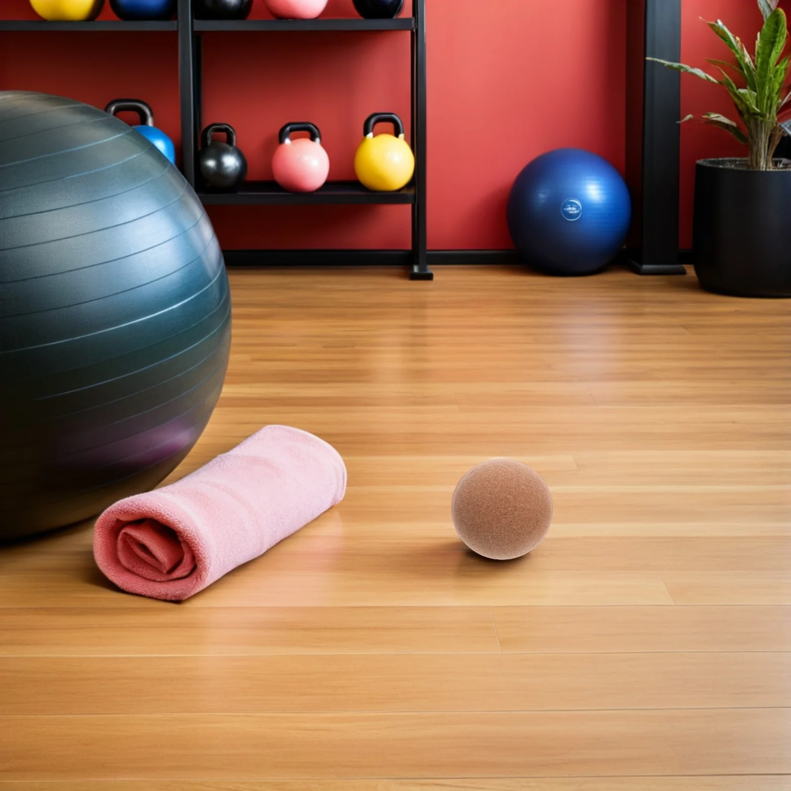 

4Pcs Portable Cork Massage Balls Deep Tissue Muscle Relief Roller for Feet Hands Legs Full Body Self-Massage Therapy Tool