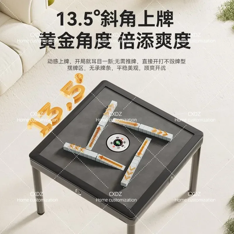 6.0 Ultra-thin Fully Automatic Mahjong Table Dual-purpose Household Electric Mahjong Machine with Heating Function